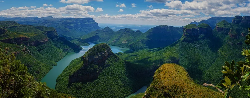 Blick auf den Blyde River Canyon bei der Panorama Route Südafrika