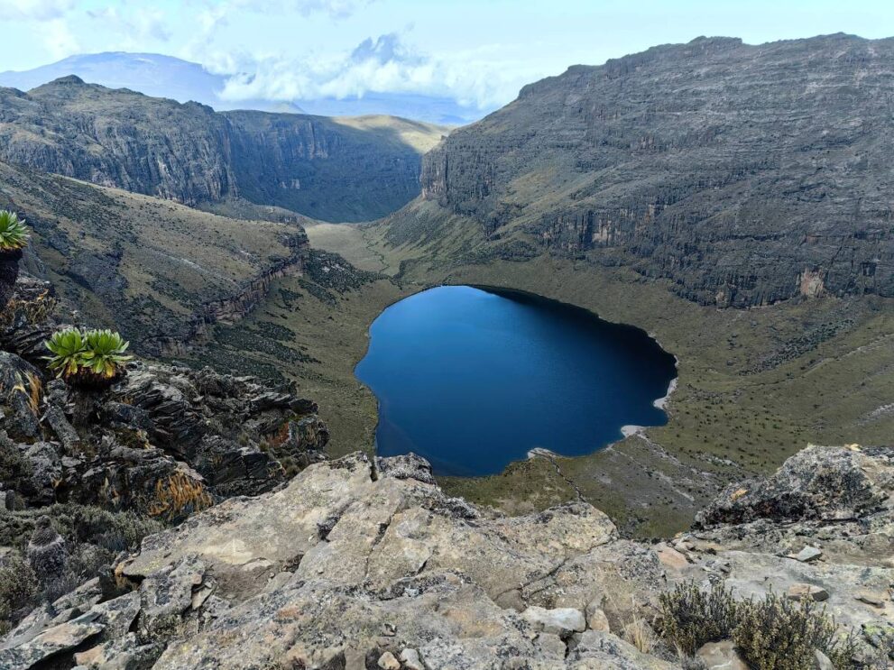 Lake Michaelson Bergsee am Mount Kenya
