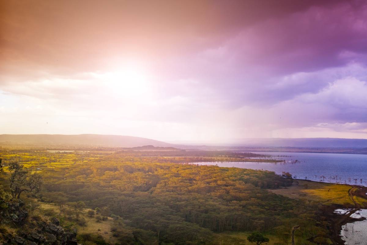 Blick auf den Naivasha-See