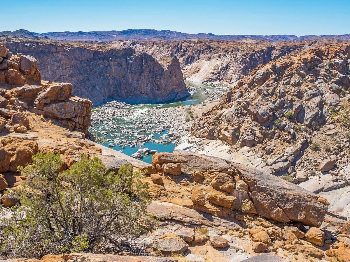 Orange River Gorge im Augrabies Falls Nationalpark.