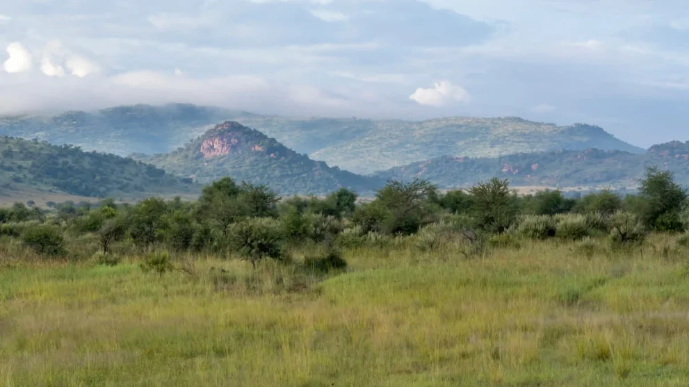 Berge im Pilanesberg Nationalpark.