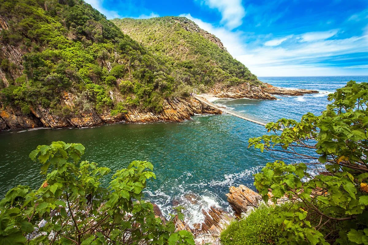 Storms River Mouth im Tsitsikamma Nationalpark.