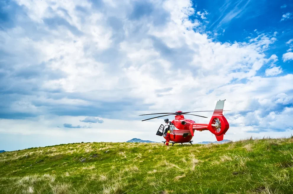 Schweden Survival Helikopter