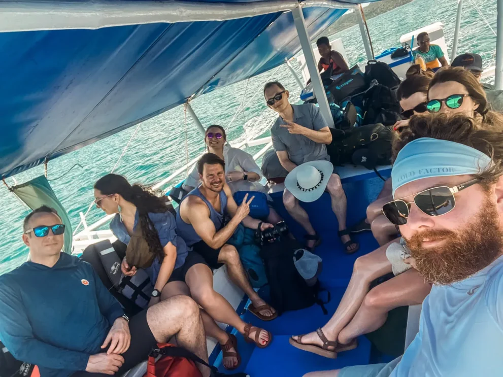 Anreise zum einsame Insel Survival vor dem Kentern