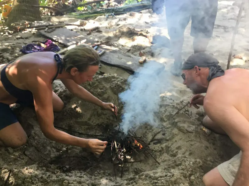 Bushcraft Feuermachen